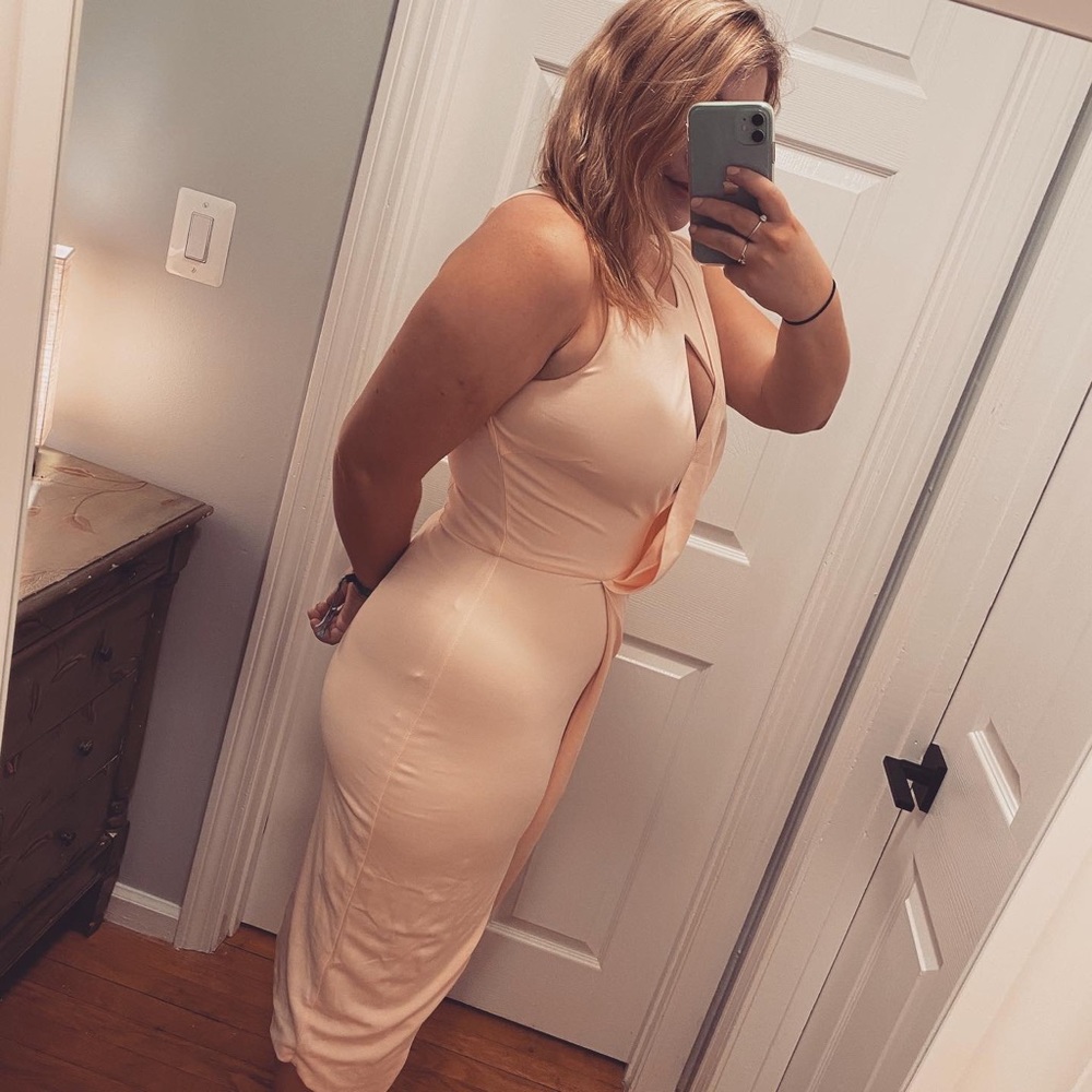 Lavish Alice Peach Dress
